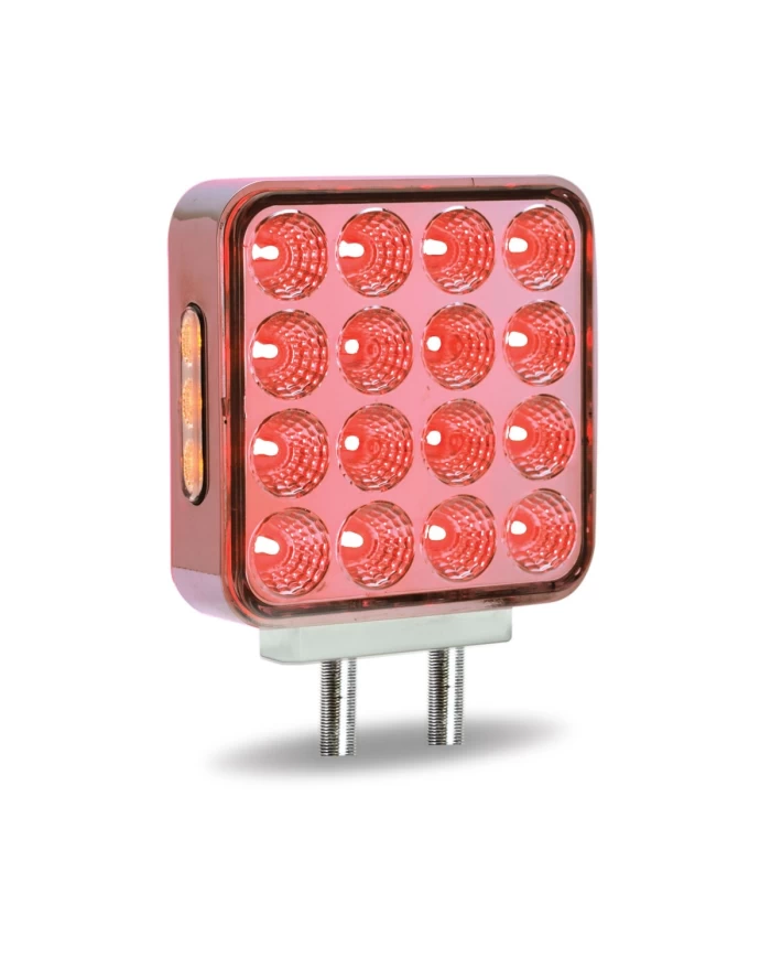 Dual Revolution Double Face Double Post Square LED (Amber/Red/Green) - (44 Diodes) Dual Revolution Double Face Double Post Square LED (Amber/Red/Green) - (44 Diodes)