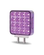 Dual Revolution Double Face Double Post Square LED (Amber/Red/Purple) - (44 Diodes) Dual Revolution Double Face Double Post Square LED (Amber/Red/Purple) - (44 Diodes)