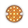UP39560-30 LED 3" Dual Function Reflector Double Face Light Kit - Amber & Red LED/Clear Lens
