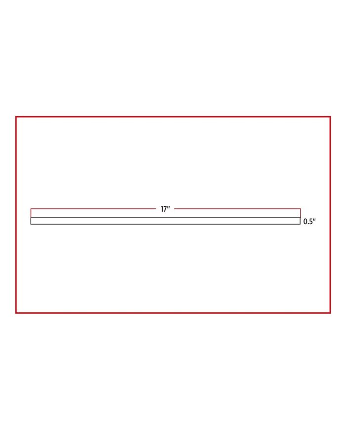 17" Red LED Strip - Attaches with 3M Tape 17" Red LED Strip - Attaches with 3M Tape