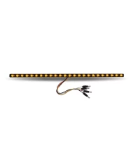 17" Dual Revolution Amber/Blue LED Strip - Attaches with 3M Tape 17" Dual Revolution Amber/Blue LED Strip - Attaches with 3M Tape