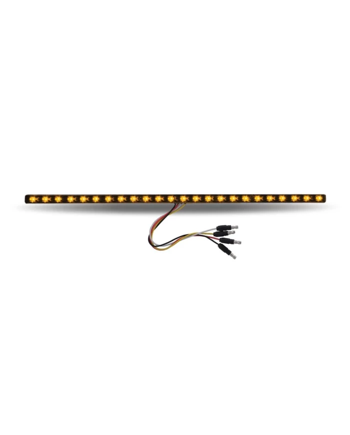 17" Dual Revolution Amber/Green LED Strip - Attaches with 3M Tape 17" Dual Revolution Amber/Green LED Strip - Attaches with 3M Tape