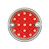 UP39560-30 LED 3" Dual Function Reflector Double Face Light Kit - Amber & Red LED/Clear Lens