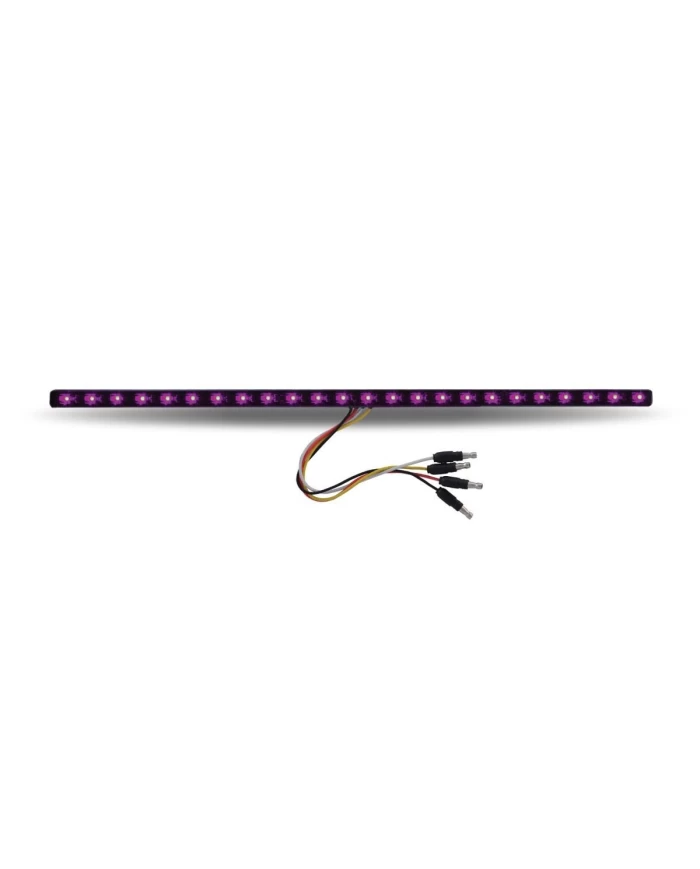 17" Dual Revolution Amber/Purple LED Strip - Attaches with 3M Tape 17" Dual Revolution Amber/Purple LED Strip - Attaches with 3M Tape