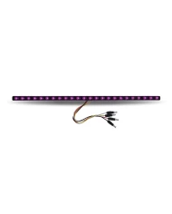 17" Dual Revolution Amber/Purple LED Strip - Attaches with 3M Tape 17" Dual Revolution Amber/Purple LED Strip - Attaches with 3M Tape