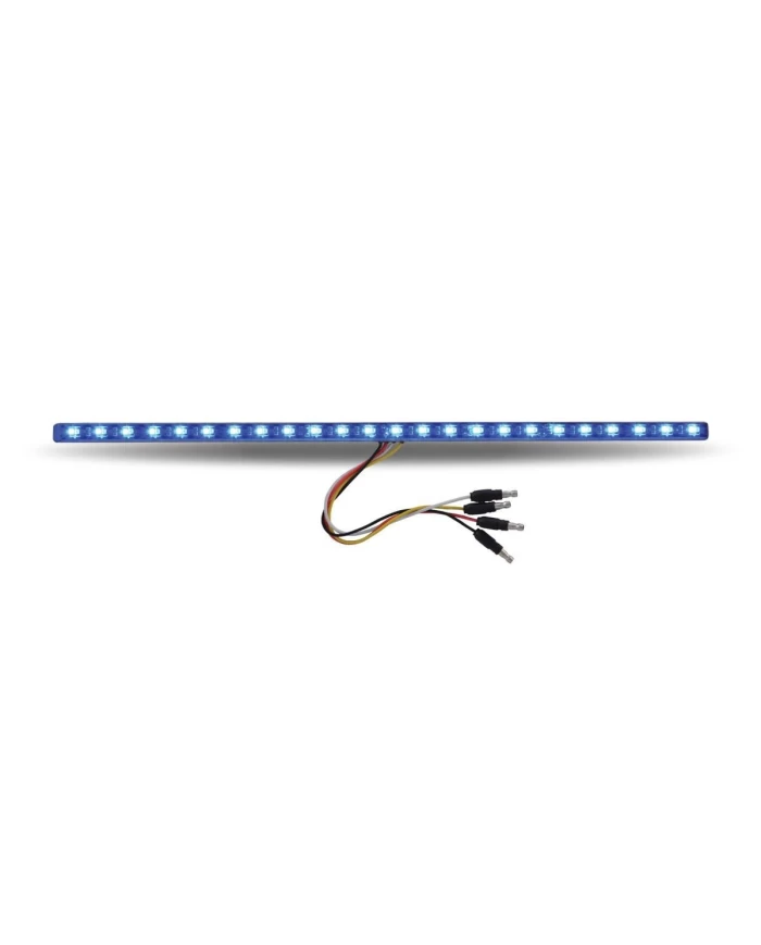 17" Dual Revolution Red/Blue LED Strip - Attaches with 3M Tape 17" Dual Revolution Red/Blue LED Strip - Attaches with 3M Tape