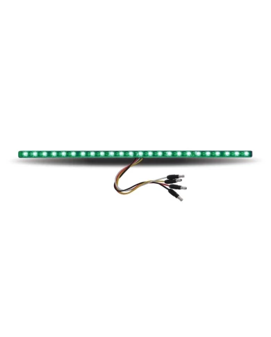 17" Dual Revolution Red/Green LED Strip - Attaches with 3M Tape 17" Dual Revolution Red/Green LED Strip - Attaches with 3M Tape