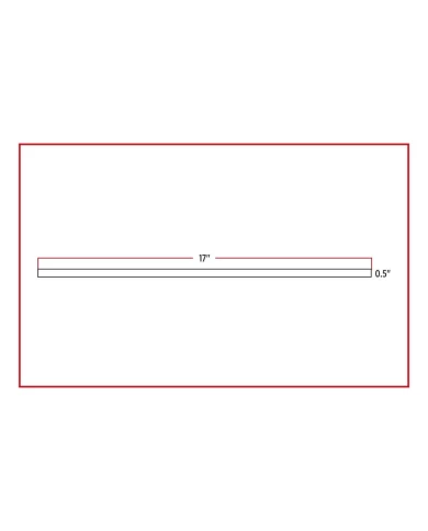 17" Dual Revolution Red/Green LED Strip - Attaches with 3M Tape 17" Dual Revolution Red/Green LED Strip - Attaches with 3M Tape