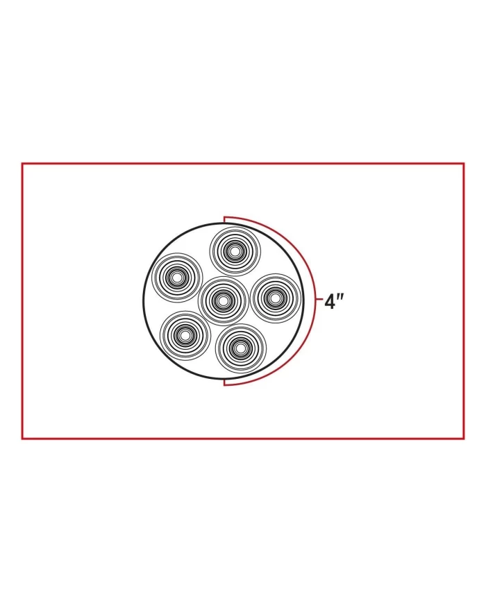 4" Round High Power LED Worklamp with Bubble Lens & Reflector Cup (6 Diodes) 4" Round High Power LED Worklamp with Bubble Lens & Reflector Cup (6 Diodes)