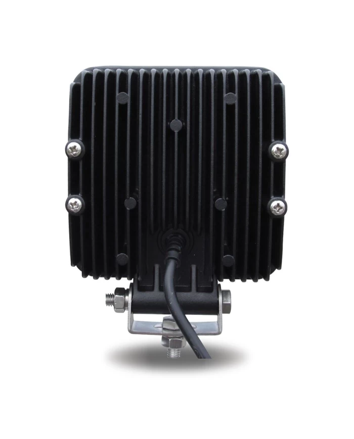 Universal White Square Flood Work Light - Clear Lens - Black Housing (9 Diodes) - 900 Lumens Universal White Square Flood Work Light - Clear Lens - Black Housing (9 Diodes) - 900 Lumens