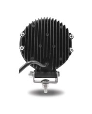 Universal White Round Work Light with Flood Beam - Clear Lens - Black Housing (6 Diodes) - 2400 Lumens Universal White Round Work Light with Flood Beam - Clear Lens - Black Housing (6 Diodes) - 2400 Lumens