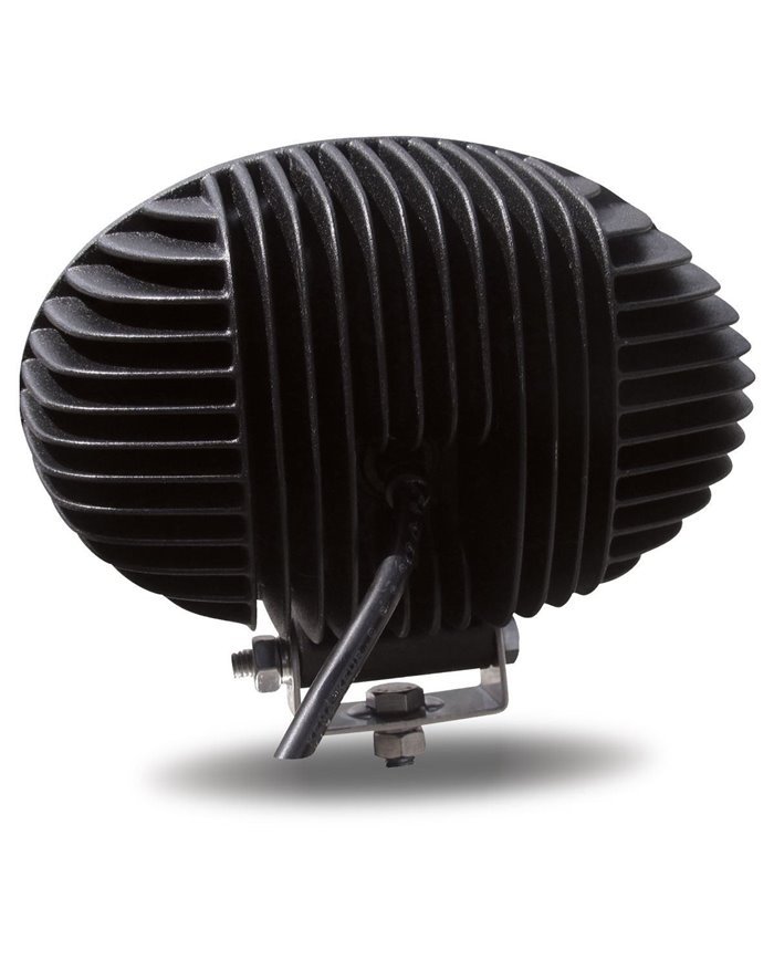 Universal White Cree Oval Flood Work Light - Clear Lens - Black Housing (6 Diodes) - 5400 Lumens Universal White Cree Oval Flood Work Light - Clear Lens - Black Housing (6 Diodes) - 5400 Lumens