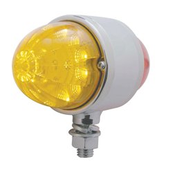 UP39586-34 LED Reflector Double Face Light - Amber & Red LED/Amber & Red Lens