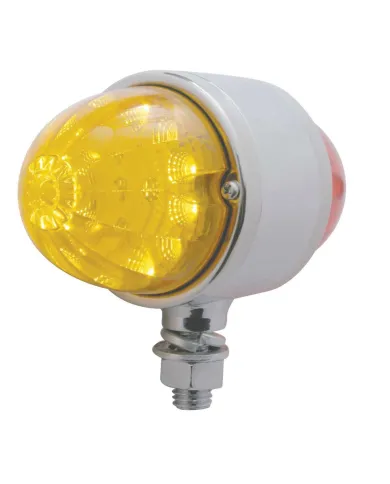 UP39586-34 LED Reflector Double Face Light - Amber & Red LED/Amber & Red Lens