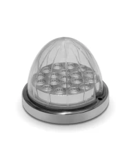 Dual Revolution Amber/Blue Watermelon LED with Reflector Cup & Lock Ring (19 Diodes) Dual Revolution Amber/Blue Watermelon LED with Reflector Cup & Lock Ring (19 Diodes)