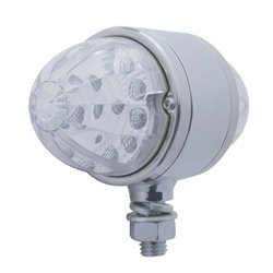 UP39587-34 LED Reflector Double Face Light - Amber & Red LED/Clear Lens