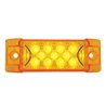 UP39592-13 LED Reflector Rectangular Light (Clearance/Marker) - Amber LED/Amber Lens