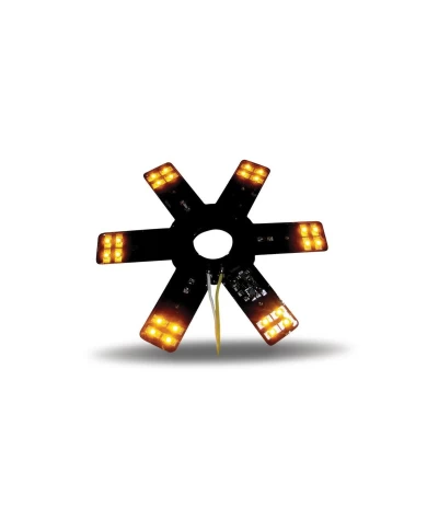 8" Star Amber LED for 15" Donaldson & Vortox Air Breather (24 Diodes) 8" Star Amber LED for 15" Donaldson & Vortox Air Breather (24 Diodes)
