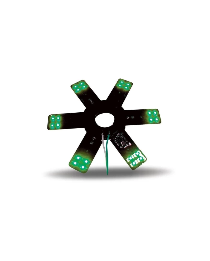 8" Star Green LED for 15" Donaldson & Vortox Air Breather (24 Diodes)