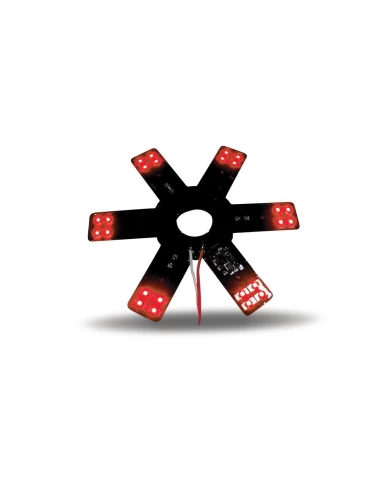 8" Star Red LED for 15ö Donaldson & Vortox Air Breather (24 Diodes) 8" Star Red LED for 15ö Donaldson & Vortox Air Breather (24 Diodes)