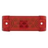 UP39593-13 LED Reflector Rectangular Light (Clearance/Marker) - Red LED/Red Lens