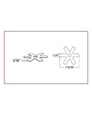 8" Star Red LED for 15ö Donaldson & Vortox Air Breather (24 Diodes) 8" Star Red LED for 15ö Donaldson & Vortox Air Breather (24 Diodes)