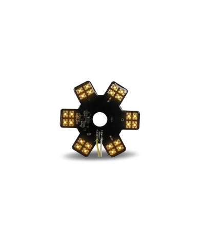 5" Star Amber LED for 13" Donaldson Air Breather (24 Diodes) 5" Star Amber LED for 13" Donaldson Air Breather (24 Diodes)