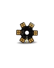 5" Star Amber LED for 13" Donaldson Air Breather (24 Diodes) 5" Star Amber LED for 13" Donaldson Air Breather (24 Diodes)