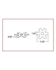 5" Star Green LED for 13" Donaldson Air Breather (24 Diodes)"