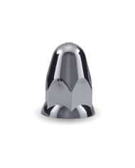 Chrome Plastic 1 1/2" Nut Cover with Flange