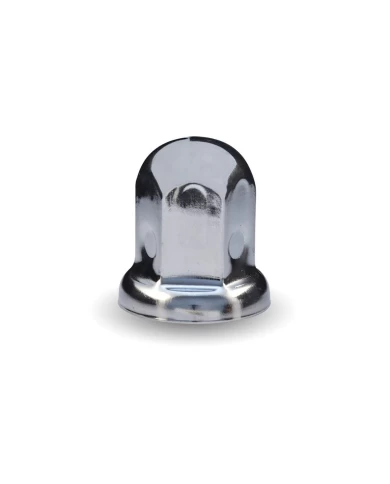Chrome Metal 33mm Nut Cover with Flange Chrome Metal 33mm Nut Cover with Flange