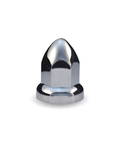 Chrome Plastic 33mm Nut Cover with Flange Chrome Plastic 33mm Nut Cover with Flange