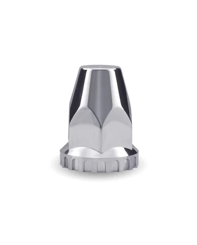 Chrome Plastic 33mm Threaded Nut Cover with Flange Chrome Plastic 33mm Threaded Nut Cover with Flange