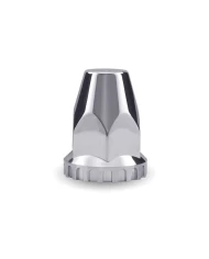 Chrome Plastic 33mm Threaded Nut Cover with Flange Chrome Plastic 33mm Threaded Nut Cover with Flange