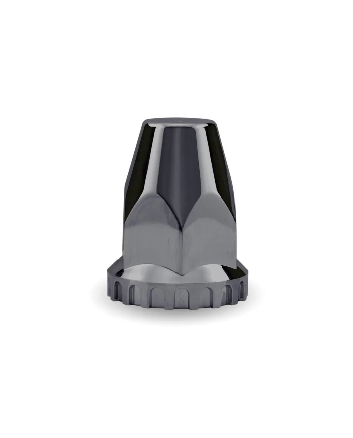 Black Chrome Plastic 33mm Threaded Nut Cover with Flange Black Chrome Plastic 33mm Threaded Nut Cover with Flange