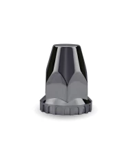 Black Chrome Plastic 33mm Threaded Nut Cover with Flange Black Chrome Plastic 33mm Threaded Nut Cover with Flange