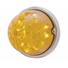 UP39596-17 LED Watermelon Flush Mount Kit With Low Profile Bezel - Amber LED/Amber Lens