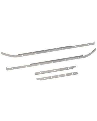 Peterbilt 579 Cab, 72" Sleeper & Extension Panel Kit with 2 Block Heater Holes & 18 Slotted Light Holes Peterbilt 579 Cab, 72" Sleeper & Extension Panel Kit with 2 Block Heater Holes & 18 Slotted Light Holes