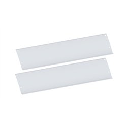 UP29062-Polished Stainless Steel Lower Front Step Kick Plates For 2003-05 Volvo VN Series