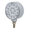 UP39601-36 LED Reflector Double Face Turn Signal Light - Amber & Red LED/Clear Lens