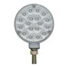 UP39601-36 LED Reflector Double Face Turn Signal Light - Amber & Red LED/Clear Lens
