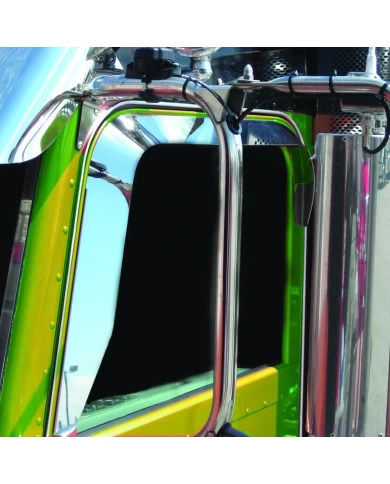 Peterbilt 379 Window Shade - Convex Mirror Cutout on Passenger Side (20052012) Peterbilt 379 Window Shade - Convex Mirror Cutout on Passenger Side (20052012)