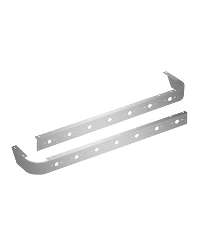 Peterbilt 389 63" Sleeper Panel for Extender with 14 Slotted Light Holes (2014+) Peterbilt 389 63" Sleeper Panel for Extender with 14 Slotted Light Holes (2014+)