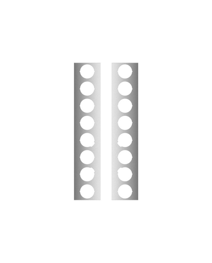 Peterbilt 389 15" Premium Rear Air Cleaner Light Bar with 8 X 2" Light Holes (2013+) Peterbilt 389 15" Premium Rear Air Cleaner Light Bar with 8 X 2" Light Holes (2013+)