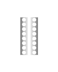 Peterbilt 389 15" Premium Rear Air Cleaner Light Bar with 8 X 2" Light Holes (2013+) Peterbilt 389 15" Premium Rear Air Cleaner Light Bar with 8 X 2" Light Holes (2013+)