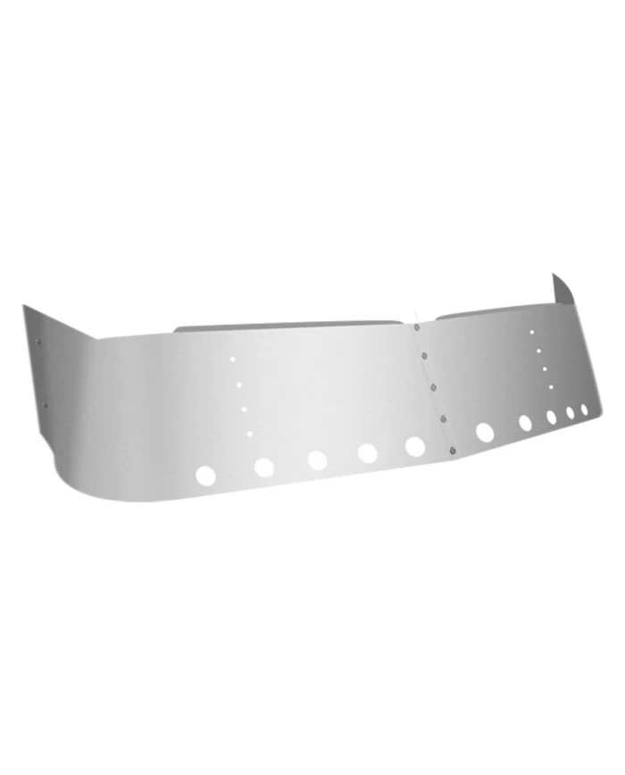 16 Freightliner Columbia & Century Class Mid Roof Sunvisor with 10 X 2" Light Holes (2004-)"