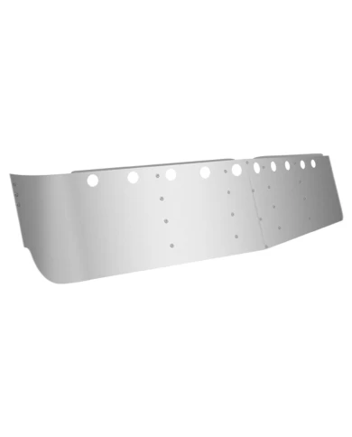16 Freightliner Mid Roof Sunvisor with 10 x 2" Light Holes (1991+)" 16 Freightliner Mid Roof Sunvisor with 10 x 2" Light Holes (1991+)"
