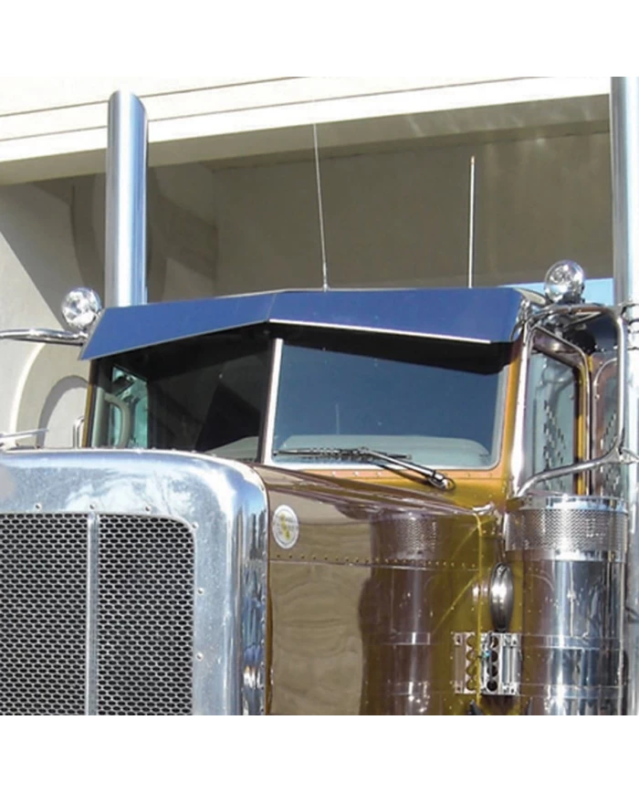 13 Bowtie Boltless Peterbilt 379 Standard Cab Sunvisor (2005 - 2007)" 13 Bowtie Boltless Peterbilt 379 Standard Cab Sunvisor (2005 - 2007)"