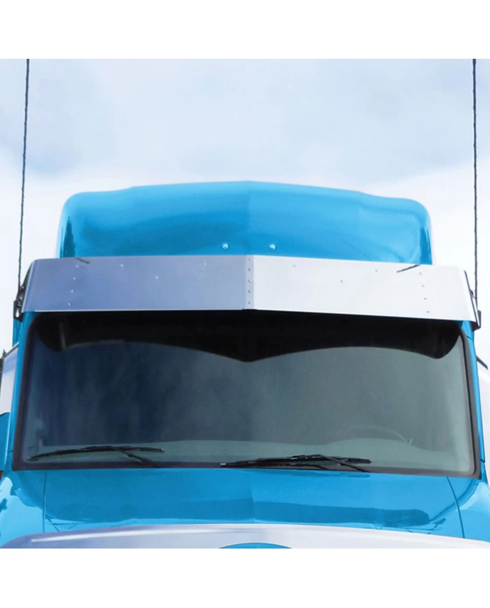 15" Peterbilt 579 Ultra Cab Sunvisor with 5 Slotted Light Holes 15" Peterbilt 579 Ultra Cab Sunvisor with 5 Slotted Light Holes