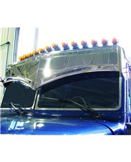 15 1/2" SS "Batman" Style Pet. 379 4 Bead Visor (1 Piece) 15 1/2" SS "Batman" Style Pet. 379 4 Bead Visor (1 Piece)